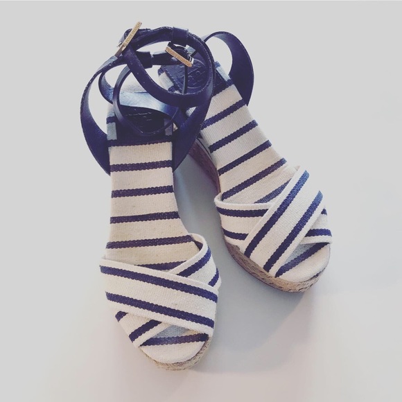 Tory Burch Shoes - Tory Burch Ankle Strap Wedges